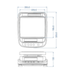 Ηλεκτρονικός ζυγός IPC-WP με μπαταρια IP-65 3kg/1g